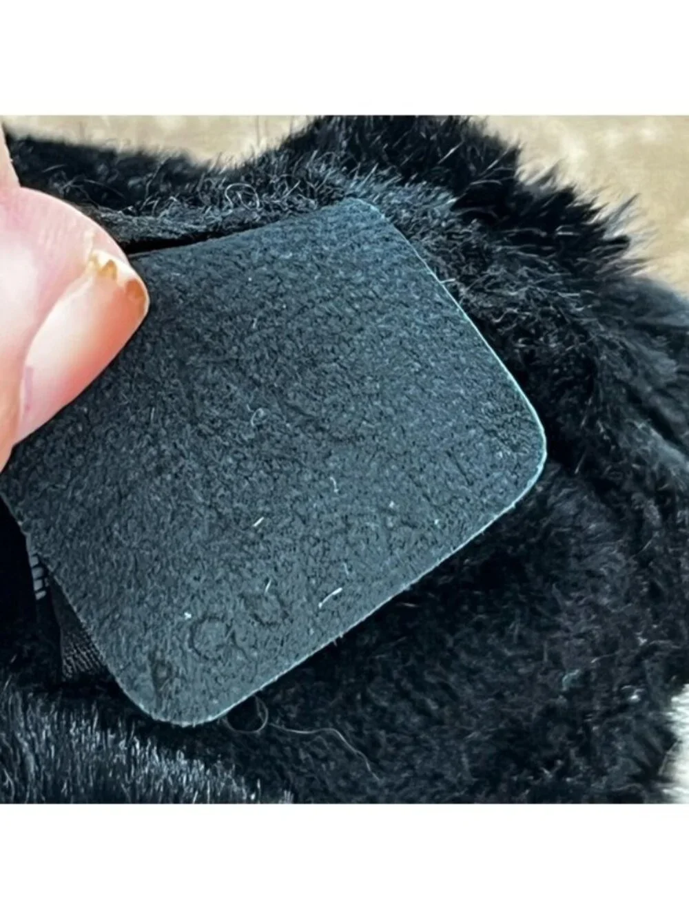 Aquatalia Suede Fur Foldover Gloves